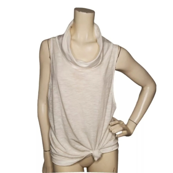 Free People Tops - Free People Women's Cowl Neck Tank Size S White